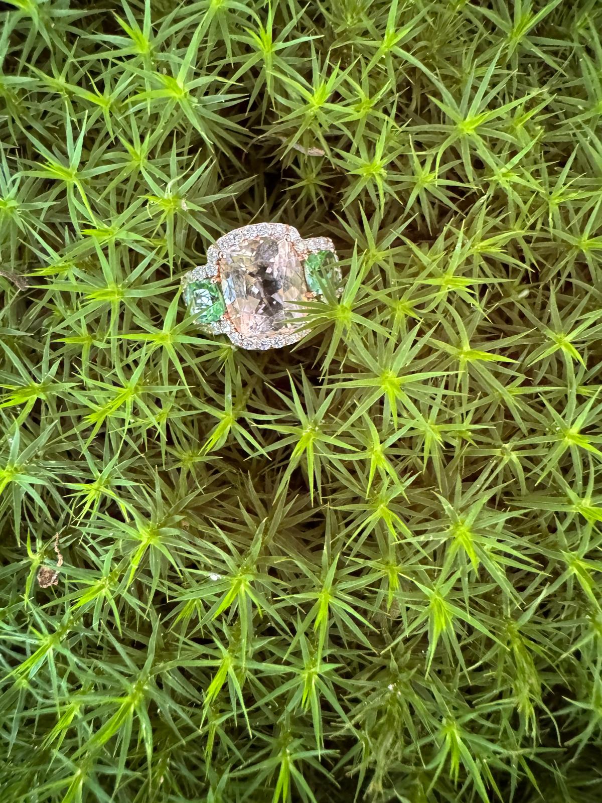 Original trio - XXL cushion Morganite