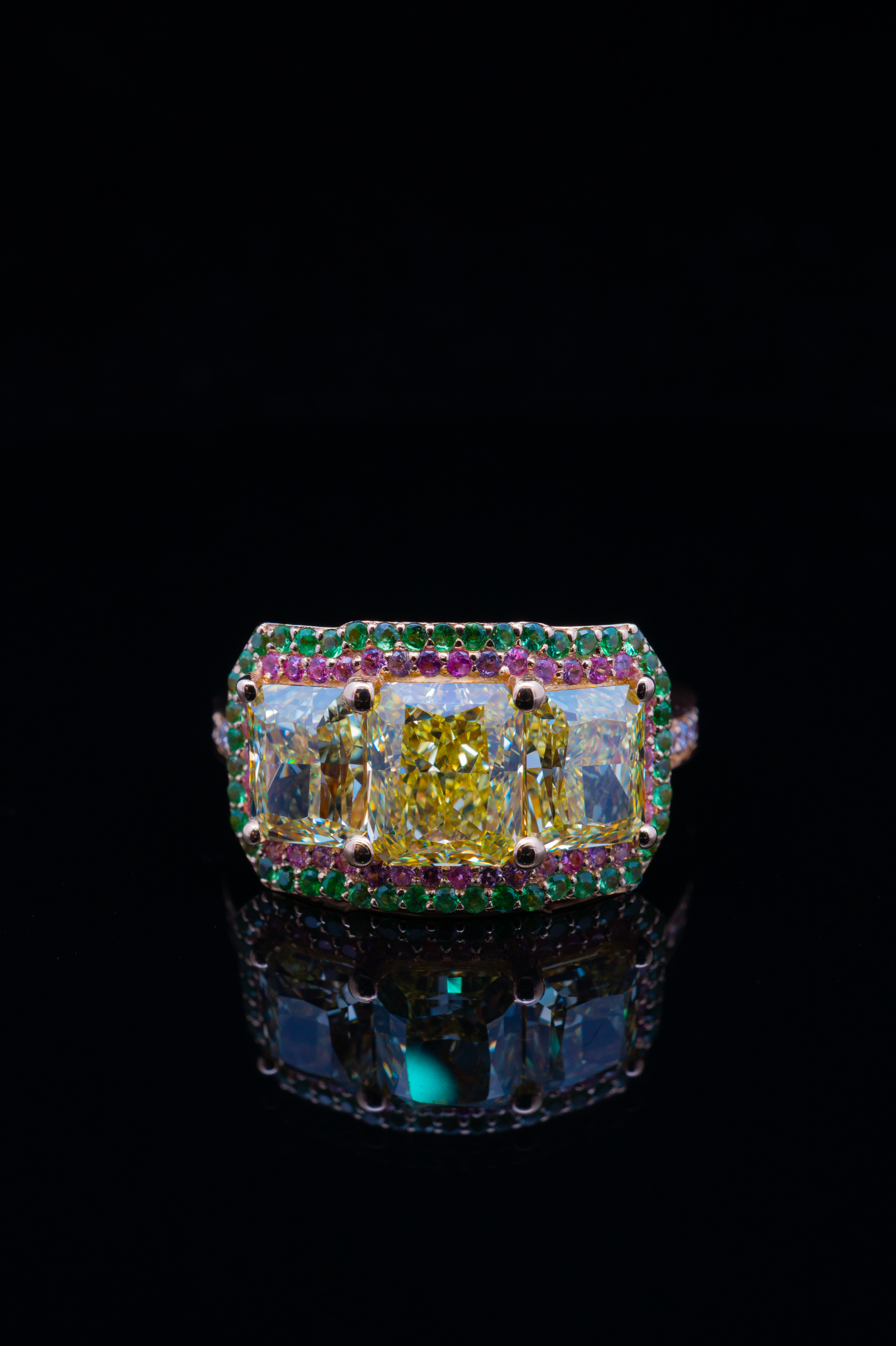 Solar Plexus - Fancy yellow trilogy GIA