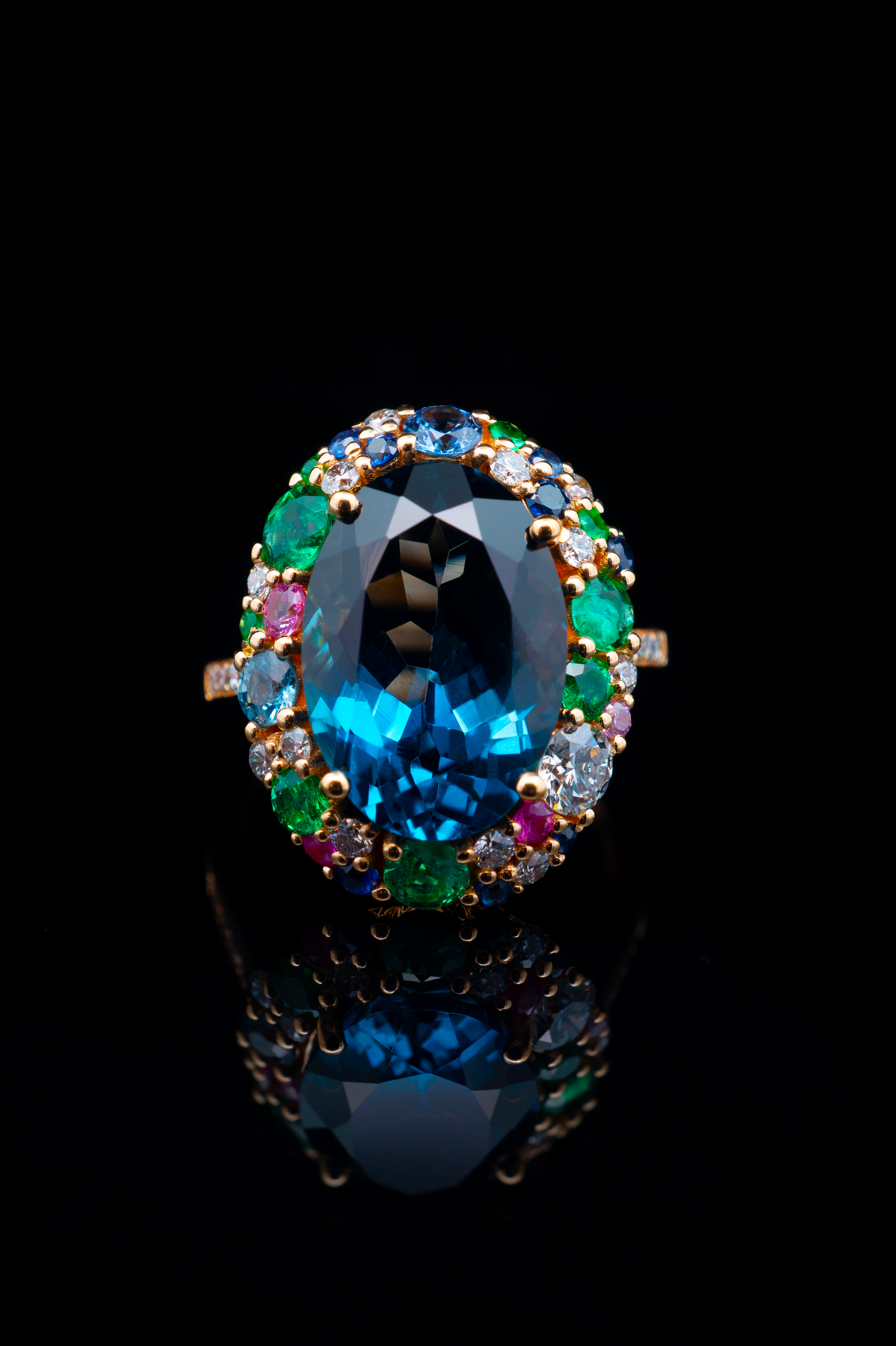 Original Oval - Blue Green