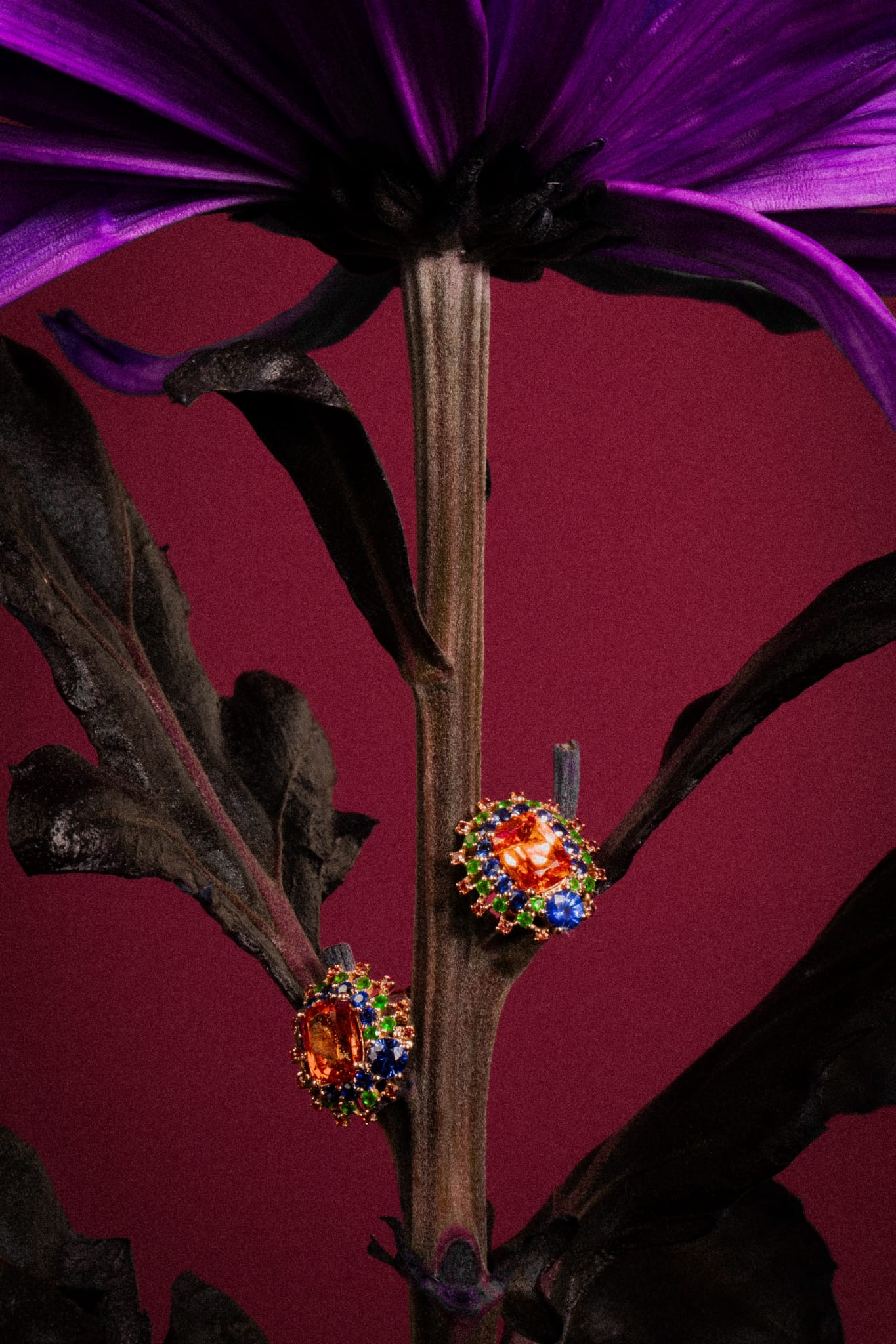 Original Cushion - Orange Green Blue pair