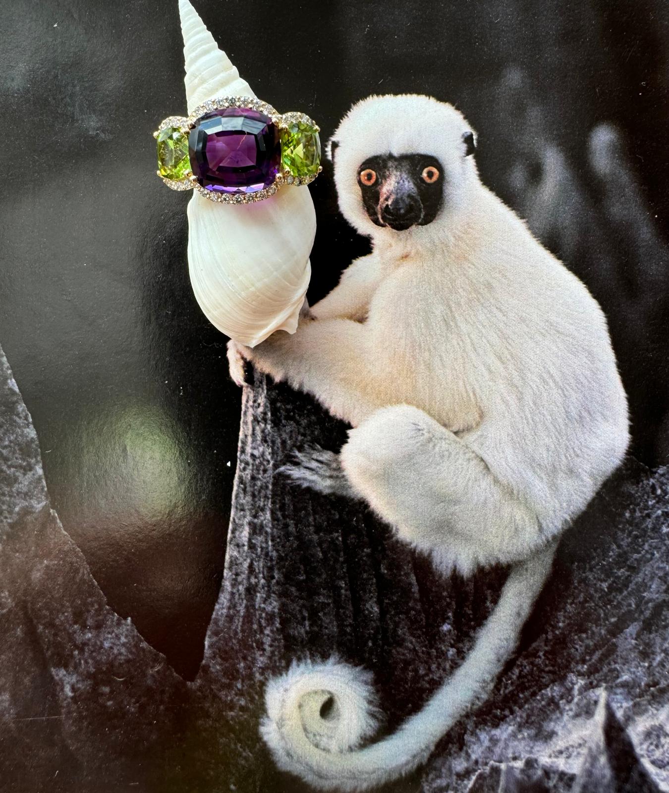 Original Trio - XL - Cushion Purple Green