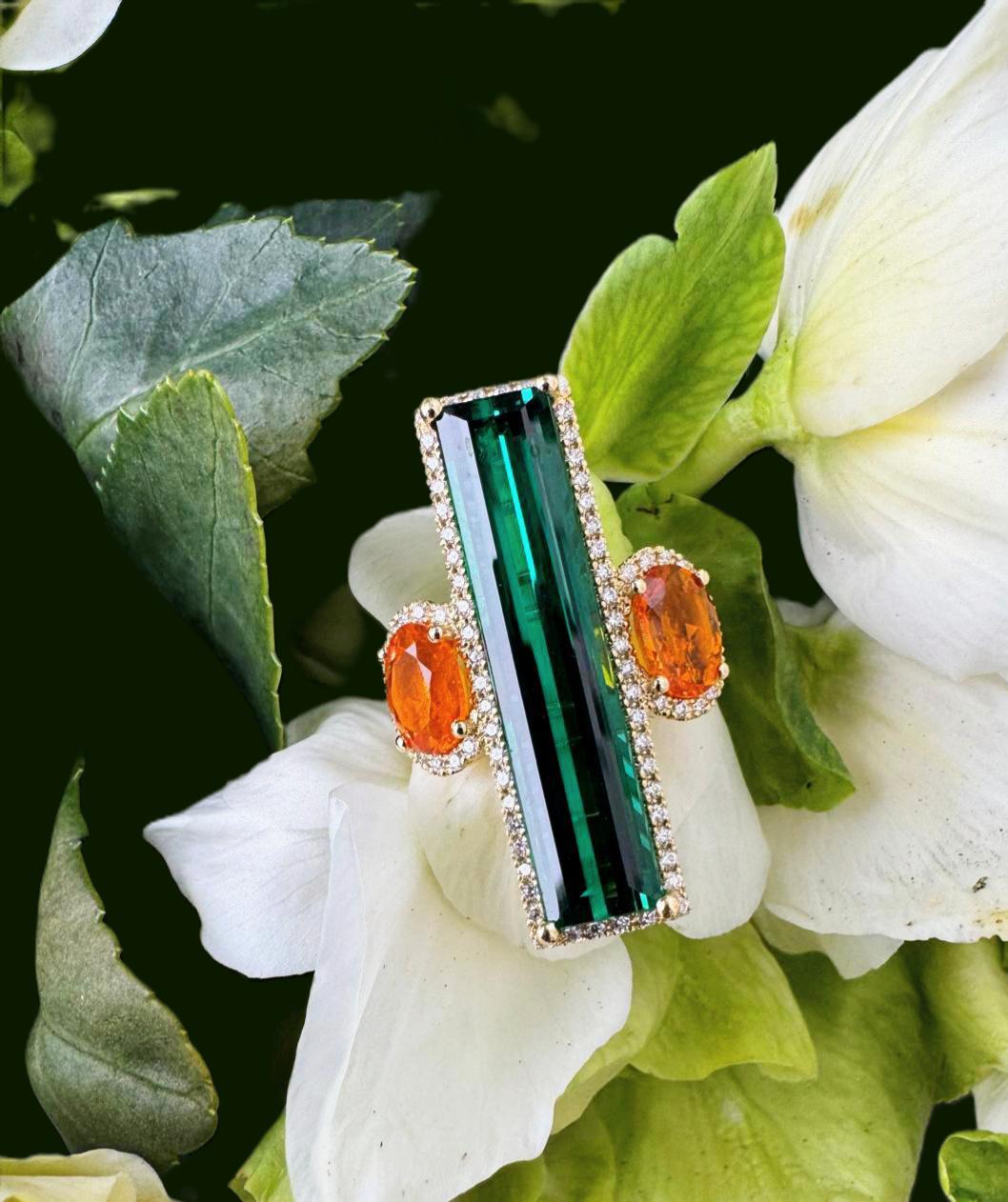 Penthouse 'NEON' - Lagoon/Fire Opal